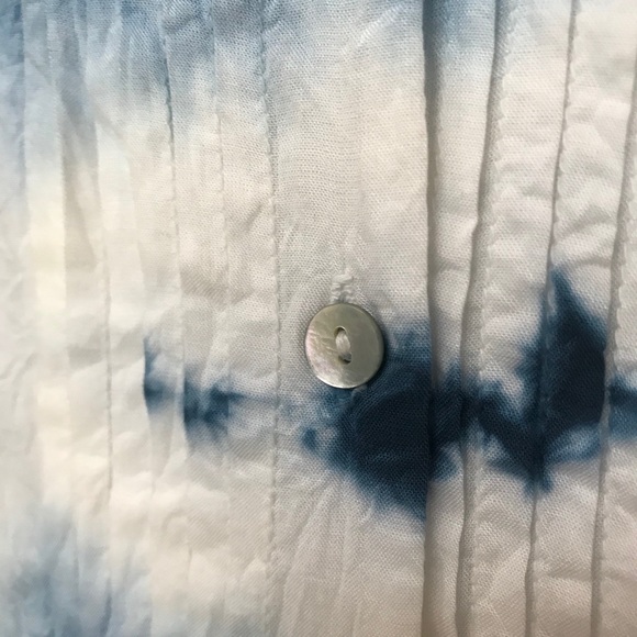 Bohemian Blue Tie Dye Boho Tunic Small Medium NWOT - Picture 2 of 6